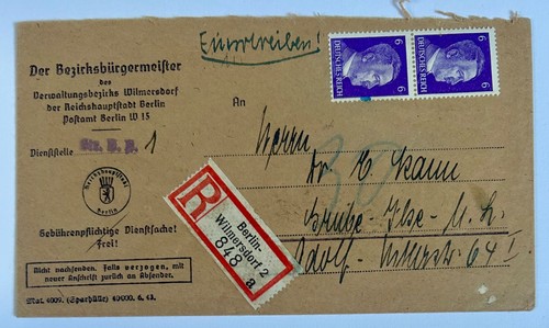 Einschreiben deutsches reich - einschreiben,