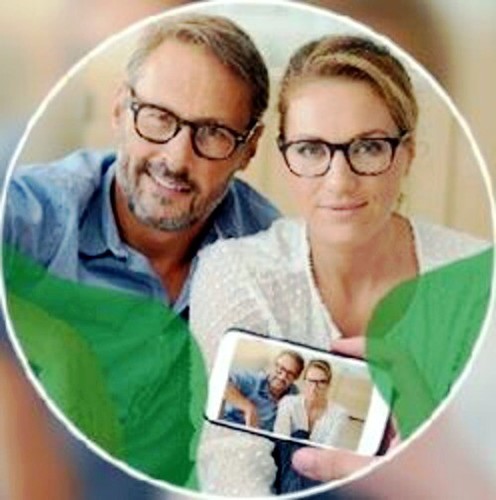 Gleitsichtgläser 67 mit - 1,67,