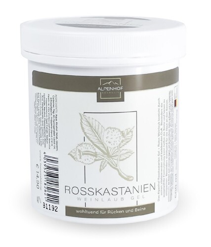 Rosskastanien weinlaub gel - weinlaub,