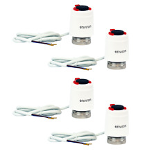 4x Ventilantrieb Stellantrieb 230V stromlos geschlossen M30x1,5 Fußbodenheizung