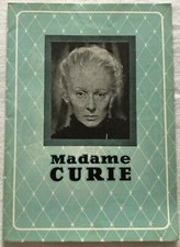 Madame Curie Greer Garson Walter Pidgeon Henry Travers 1943 Danish Movie Program