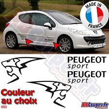 2 Aufkleber Löwe - Aufkleber für Peugeot 206 207 208 306 307 308 Cc - 053