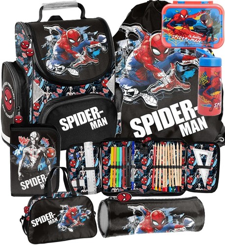 Spiderman schulranzen set - schulranzen,