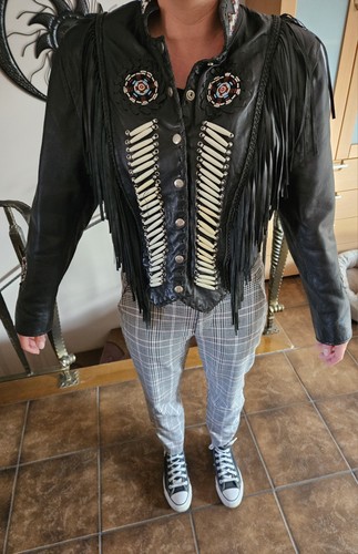 Lederjacke indianer - lederjacke,