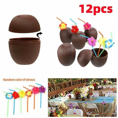 12x kokosnuss trinkbecher - kokosnuss, für