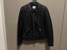 Lederjacke schwarz Pimkie gr 36 S