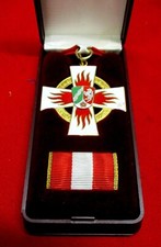 Orden mit Etui + Bandspange NRW Feuerwehr Nordrhein-Westfahlen Lippe Detmold