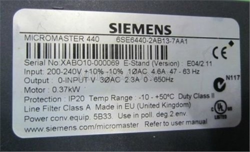 Used 1pcs siemens - 1pcs, micromaster