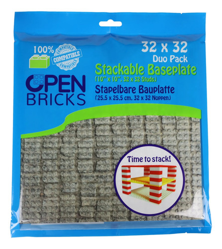 Open bricks bauplatte 32x32 - bricks,
