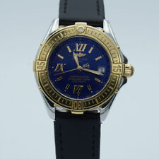 BREITLNG B-CLASS DAMEN UHR STAHL/GOLD D71365 QUARTZ VINTAGE BR273  GOLD LÜNETTE