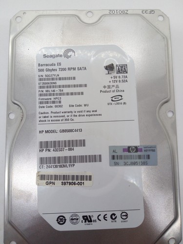 Seagate st3500630ns hdd sata - ,