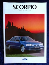 Ford Scorpio Prospekt 3.1992  Ghia, Ghia 24V, GLX, GLX 24V, CLX, Turnier