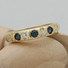 Ring Bandring ca. 0,12ct W-si