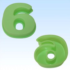 Backform Zahl 6 für Geburtstagskuchen Jubiläum Feier Party Kuchenform Zahlen