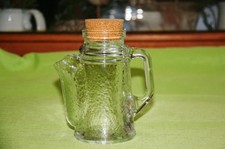 Kultige WMF Erdnusskanne 16 cm Nusskanne Erdnussspender Glas mit Korken Vintage