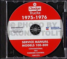 1975-1976 Dodge Truck CD Shop