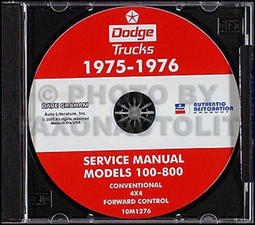 1975 1976 dodge truck shop - truck, cd