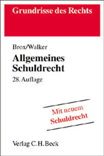 Allgemeines schuldrecht - allgemeines,