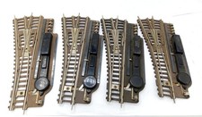 4  alte Piko elektrische Weichen 60er Jahre DDR Modelleisenbahn /GG22