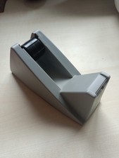 Vintage Tesa Abroller Grau Tesafilm Klebebandabroller massiv gefüllt 