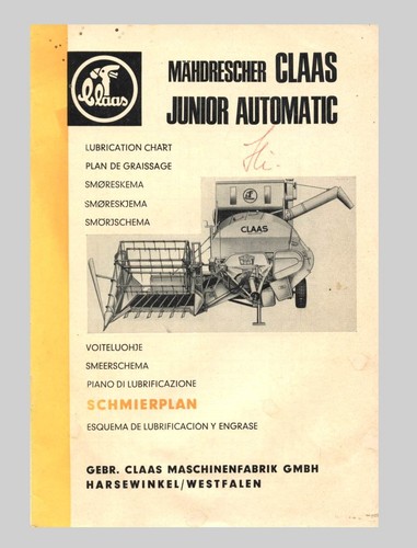 Claas junior automatic - claas,