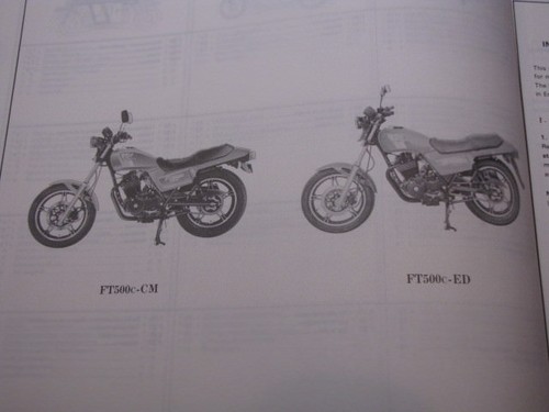 Honda ft500c ft500 - ft500c, c