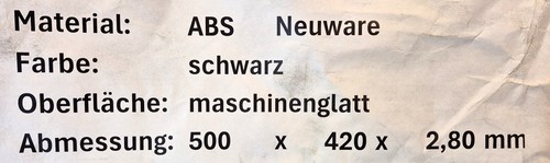 Abs kunststoff plattenmaterial - abs, kunststoff-plattenmaterial