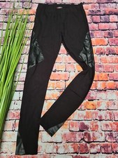 Street One Hose Leggins Stoffhose schwarz Damen Gr. 38 Gummizug (4 765) NEU
