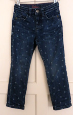 Mädchen-Jeans Mini Boden, dunkelblau mit Sternen, Größe: 116