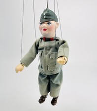 Marionette Soldat Schwejk Handpuppe Puppentheater Kasperl Theater L 27 cm