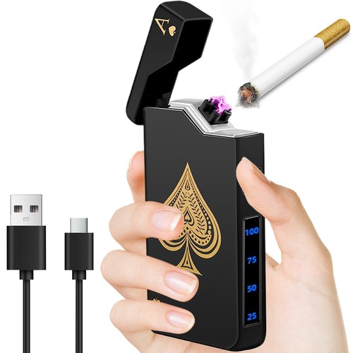 Usb doppelbogen feuerzeug - usb-c, doppelbogen-feuerzeug