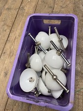 21 x Seilsystem-Leuchten Opalglas / Halogen 12 V – Paulmann / SLV Stil