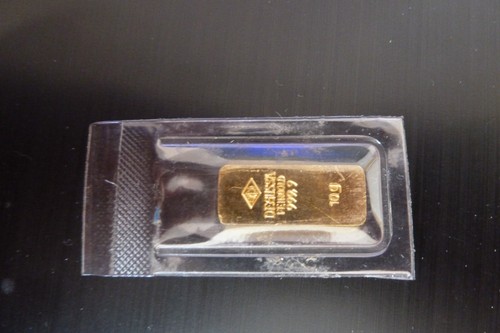 Goldbarren 10g 999 - ,99, degussa