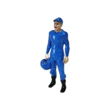 Figur Rennfahrer Helm Blau 1:24 für Carrera Digital 124, Spur 1,Modeleisenbahn