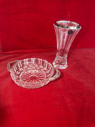Kristallglas vase und - kristallglas,