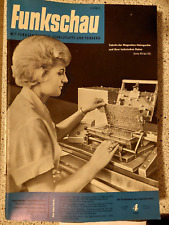 Funkschau, orig.  Magazin  2. Februar 1962  Heft 4.