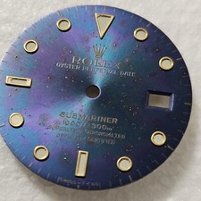 ORIGINAL ROLEX SUBMARINER DATE 16613 16618 16803 16808 TRITIU BLUESY ZIFFERBLATT