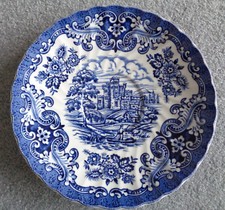 Olde Country Castles British Anchor Tableware Untertasse kleiner Teller blau