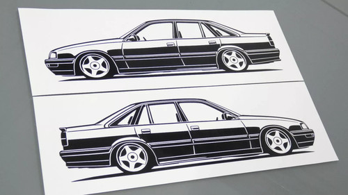 Opel senator sticker - opel,