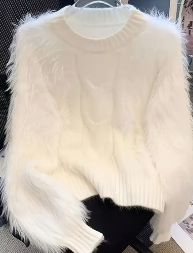 Fell nerz imitat pullover - imitat,