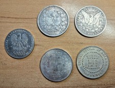 Münzen Auswahl 5 Franken 1