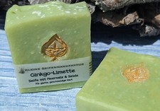 Olivenölseife, Naturseife Handgemacht, Limette, Rose, Lavendel-Amber