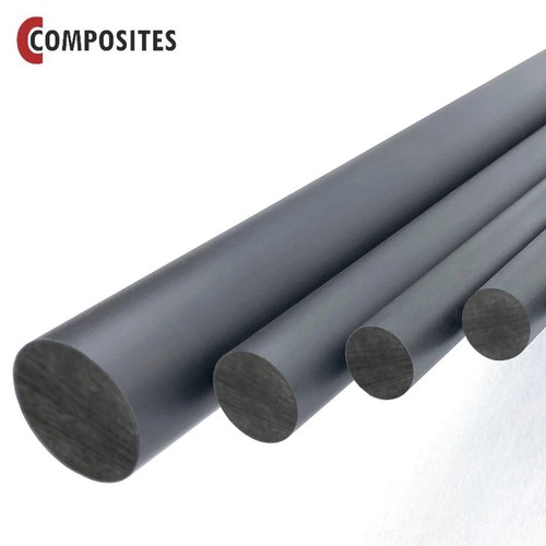 Carbon rund stab 1000 mm - x,
