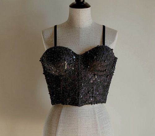 Vintage bustier corset - bustier, top