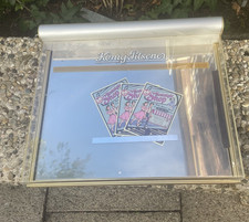 König Pilsener Bier Gaststätten Schaukasten / Speisekarten, beleuchtet, Vitrine