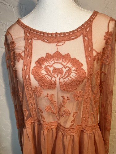 Women top xxl sheer - women’s, floral
