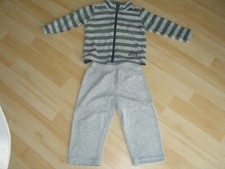 Jungen Hausanzug Freizeitanzug Gr.74/80 Jogginganzug Jacke Hose Nickianzug Neu