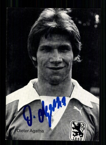 Dieter agatha autogrammkarte - dieter,