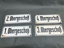 original uralt Emailleschild