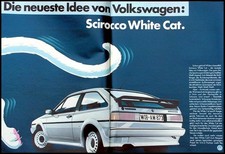 VW Scirocco White Cat